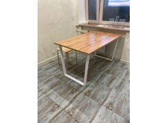 Стол Лота Лофт 140 25 мм юта / белый матовый фото покупателя 686