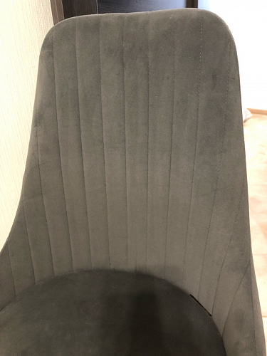 Стул на металлокаркасе Kora dark gray / black фото покупателя 70