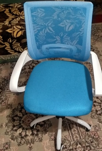 Компьютерное кресло Ergoplus blue / gray / white фото покупателя 20