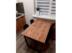 Стол Лота Лофт 140 25 мм черный матовый / бетон фото покупателя 392