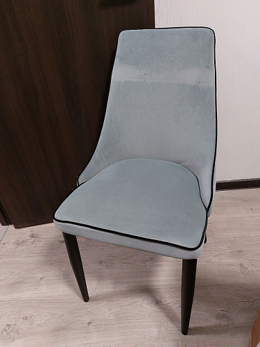Стул на металлокаркасе Kora light blue / white фото покупателя 467