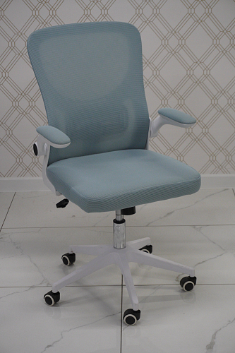 Компьютерное кресло Konfi gray / blue / white из шоурума 2