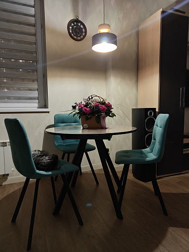 Комплект стульев Чилли 2 шт бежевый / черный фото покупателя 1543