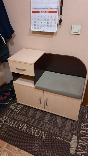 Обувница Аврора дуб млечный / венге фото покупателя 84