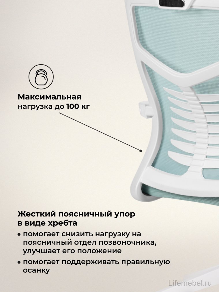 Компьютерное кресло Montana blue / white