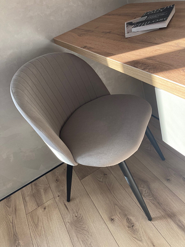 Стул на металлокаркасе Gabi gray / black фото покупателя 235