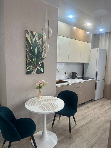 Стул на металлокаркасе Gabi 1 beige / black фото покупателя 587