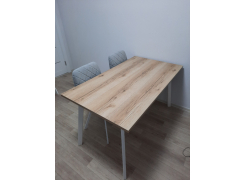 Стол Тринити Лофт 120 32 мм бетон / черный матовый фото покупателя 1