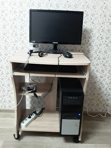 Компьютерный стол Джаз-27 венге - Уцененный экземпляр фото покупателя 1