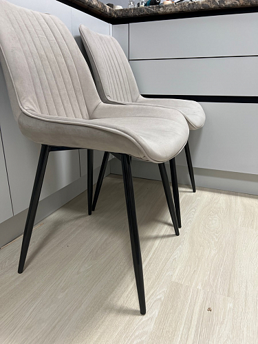 Комплект стульев Седа К 2 шт латте / черный фото покупателя 280