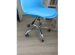 Компьютерное кресло Kolin с подушкой clear / white фото покупателя 534