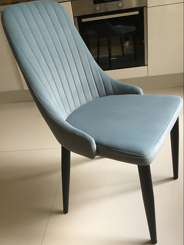 Стул на металлокаркасе Kora green / black фото покупателя 230