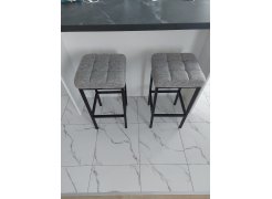 Барный стул Лофт кожзам d1 / черный матовый фото покупателя 295