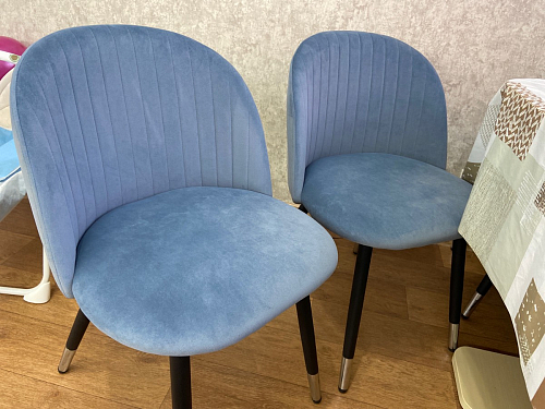 Стул на металлокаркасе Gabi 1 light purple / black фото покупателя 157