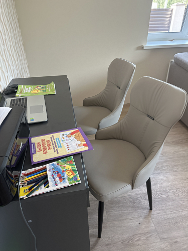 Стул на металлокаркасе Neli white / black фото покупателя 1