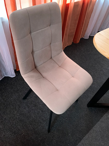 Стул на металлокаркасе Чилли зеленый / черный фото покупателя 829