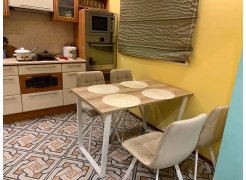 Деревянный стол Барон О 180 х 90 белая пленка шагрень / черный фото покупателя 56