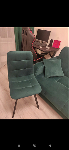 Стул Чилли 2 темно-серый  / черный фото покупателя 967