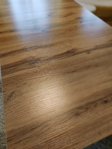 Стол Тринити Лофт 120 32 мм бетон / черный матовый фото покупателя 88