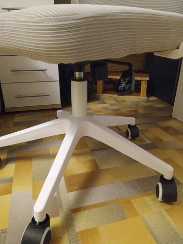 Компьютерное кресло Konfi gray / blue / white фото покупателя 275