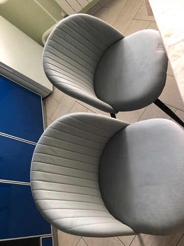 Стул на металлокаркасе Gabi gray / black фото покупателя 241