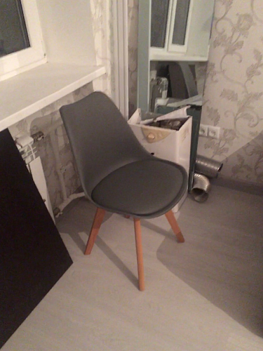 Деревянный стул Bonuss dark gray фото покупателя 137