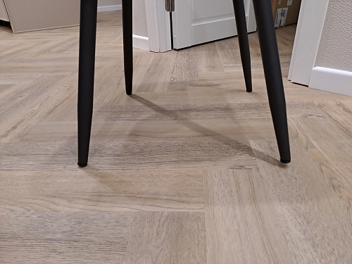 Стул на металлокаркасе Седа К латте / черный фото покупателя 229