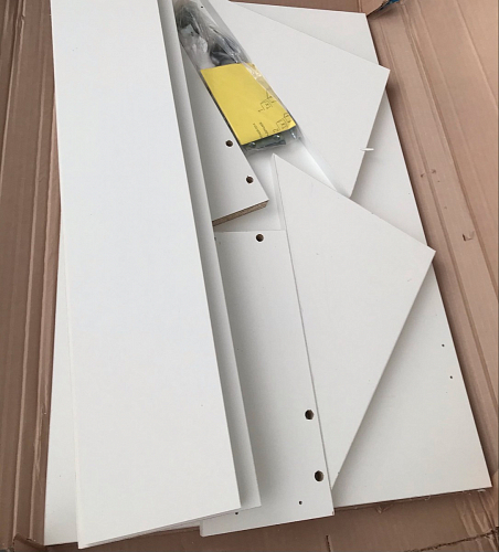 Откидной стол навесной СО1 дуб сонома / белый фото покупателя 12