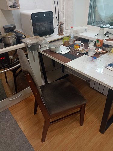 Деревянный стол Лота Лофт 120x75 дуб крафт табачный / черный матовый фото покупателя 997