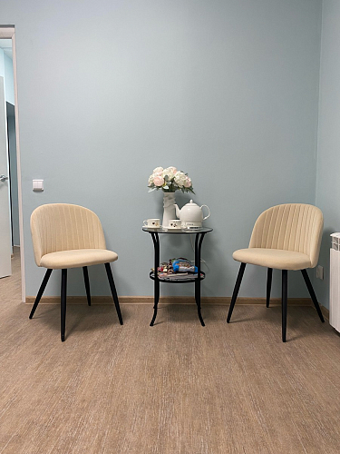 Стул на металлокаркасе Gabi 1 темно-серый / черный фото покупателя 177