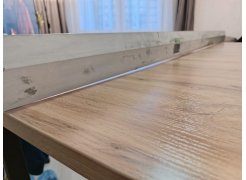 Деревянный стол Лота Лофт 120(160)х75 черный матовый / бетон светлый фото покупателя 180