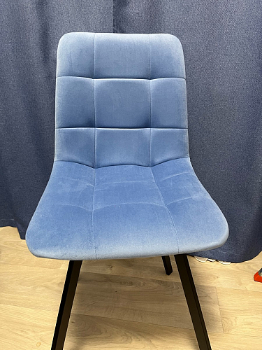 Стул на металлокаркасе Чилли зеленый / черный фото покупателя 748