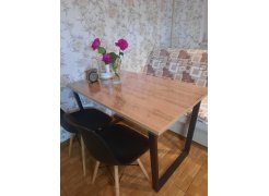 Стол Лота Лофт 120 25 мм сабия / черный матовый фото покупателя 98