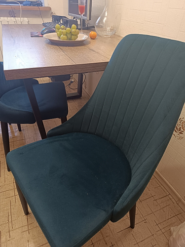 Стул на металлокаркасе Kora gray / black фото покупателя 306