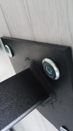 Стол раскладной Колон Лофт 120 32 мм дуб галифакс табако / черный матовый фото покупателя 33