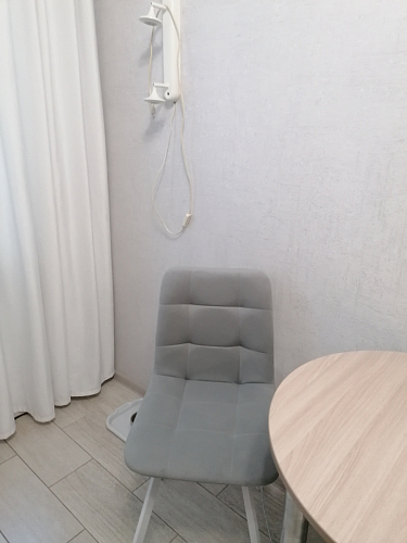 Стул на металлокаркасе Чилли темно-серый / черный каркас фото покупателя 310