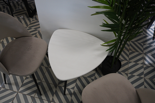 Стул на металлокаркасе Ирре светло-коричневый / черный глянец из шоурума 5