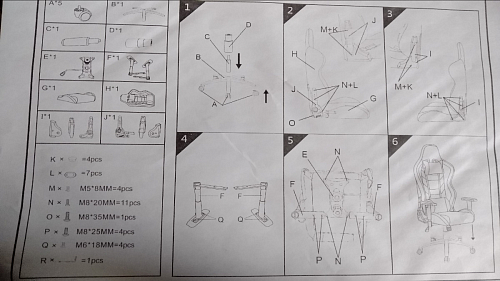 Компьютерное кресло Racer черное / красное фото покупателя 76