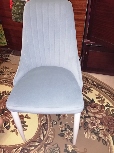 Стул на металлокаркасе Kora green / black фото покупателя 158