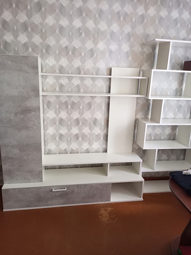 Готовая гостиная Jimenez дуб венге / белый глянец фото покупателя 18