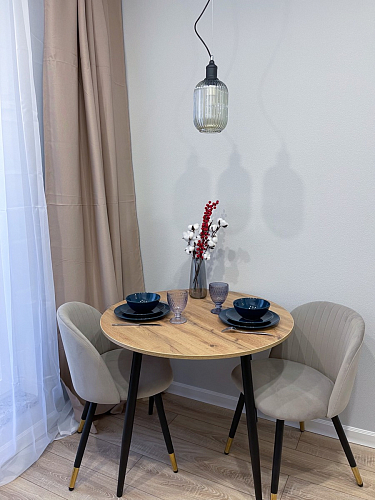 Стул на металлокаркасе Gabi latte / gold / black фото покупателя 497