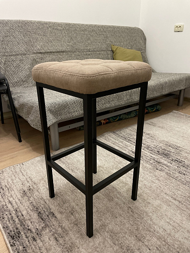 Барный стул Лофт линкольн белый / белый матовый фото покупателя 49