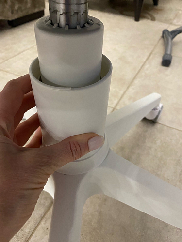 Компьютерное кресло Тибо светло-коричневый / белый фото покупателя 31