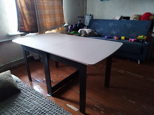 Стол книжка СтК4 дуб сонома / белый фото покупателя 28