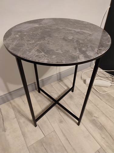 Журнальный столик Волопас белый мрамор фото покупателя 4