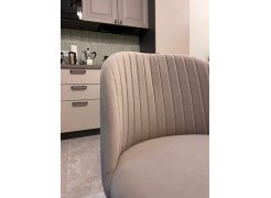 Стул на металлокаркасе Gabi 1 gray / black фото покупателя 490