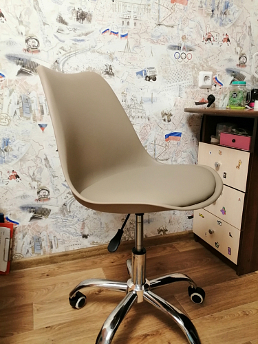 Компьютерное кресло Kolin cappuccino / chrome фото покупателя 32