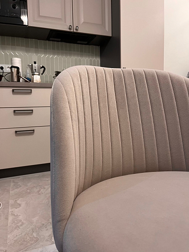 Стул на металлокаркасе Gabi 1 light purple / black фото покупателя 490