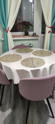 Стул на металлокаркасе Gabi dark beige / black / silver фото покупателя 50