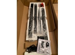 Компьютерный стол Маркос 140х80 голубой / черный фото покупателя 29